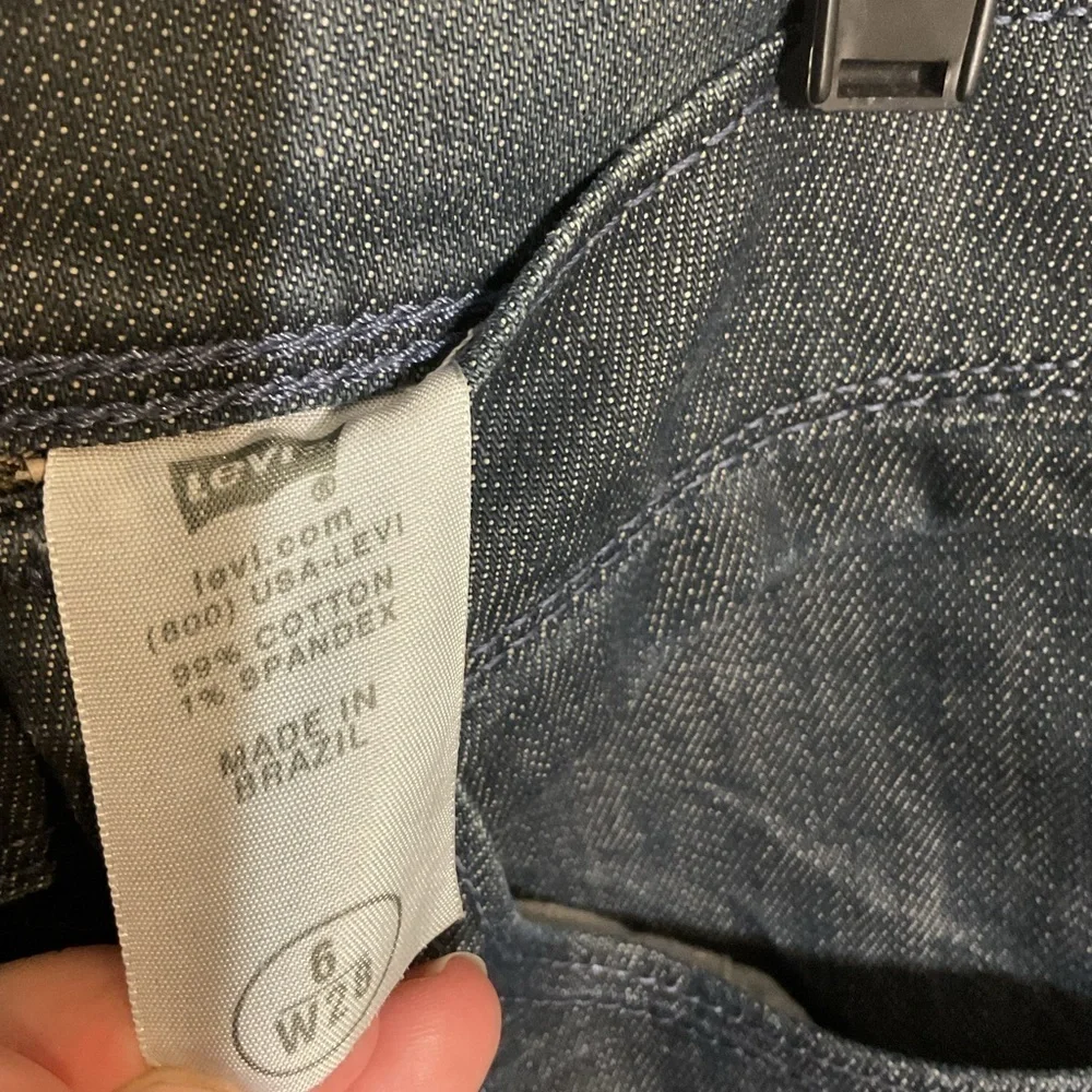 Levi’s Vintage Straight Leg Jeans W28 Classic Blue - Picture 8 of 9